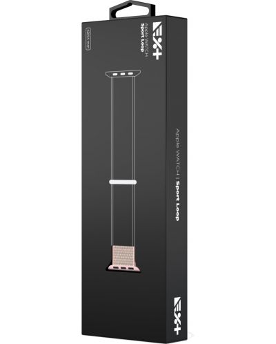 Каишка Next One - Sport Loop Nylon, Apple Watch, 42/44 mm, Pink Sand - 5