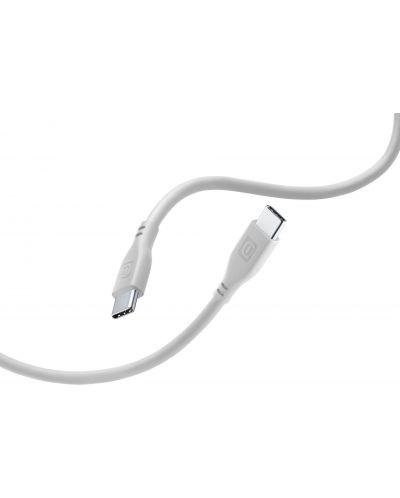 Кабел Cellularline - Soft, USB-C/USB-C, 1.2 m, сив - 2