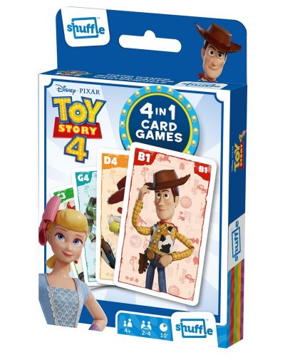 Карти за игра Cartamundi - Toy Story, 4 в 1 - 1