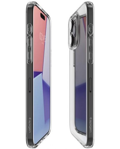 Калъф Spigen - Crystal Flex, iPhone 15 Pro, Crystal Clear - 2