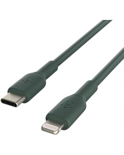 Кабел Belkin - CAA003bt1MMG, Lightning/USB-C, 1 m, зелен - 2