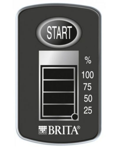 Кана за филтриране BRITA - Aluna Cool Memo, 2.4 l, 3 филтъра, бяла - 6