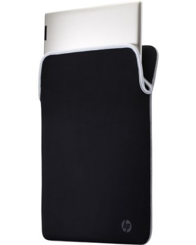 Калъф за лаптоп HP - Reversible Silver, 14'', черен/сребрист - 4