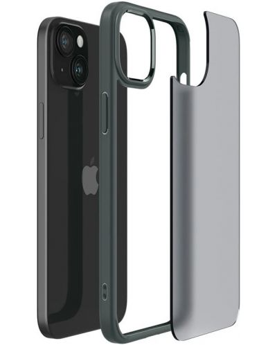 Калъф Spigen - Ultra Hybrid, iPhone 15, Frost Green - 4