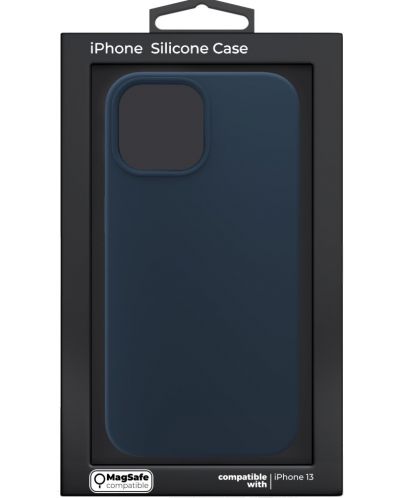Калъф Next One - Silicon MagSafe, iPhone 13, син - 7