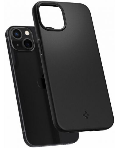 Калъф Spigen - Thin Fit, iPhone 13, черен - 6