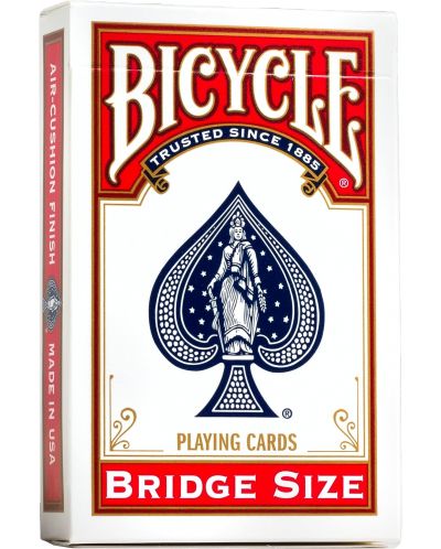 Карти за игра Bicycle - Bridge Standard Index син/червен гръб - 1