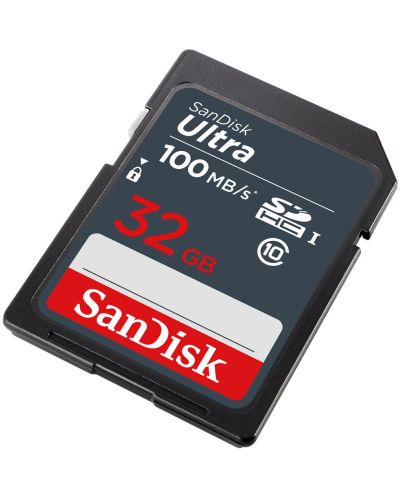 Карта памет SanDisk - Ultra, 32GB, SDHC, UHS-I  - 3