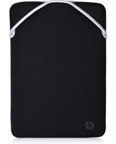 Калъф за лаптоп HP - Reversible Silver, 15.6'', черен/сребрист - 1