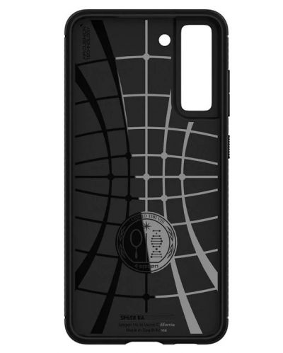 Калъф Spigen - Rugged Armor, Galaxy S21 FE, черен - 2