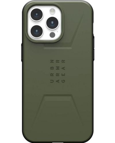 Калъф UAG - Civilian MagSafe, iPhone 15 Pro Max, Olive Drab - 2