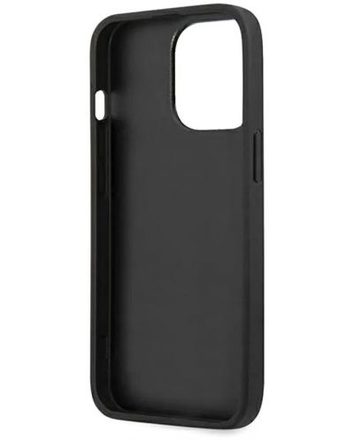 Калъф Guess - PU 4G Metal Logo,  iPhone 13 Pro Max, сив - 5