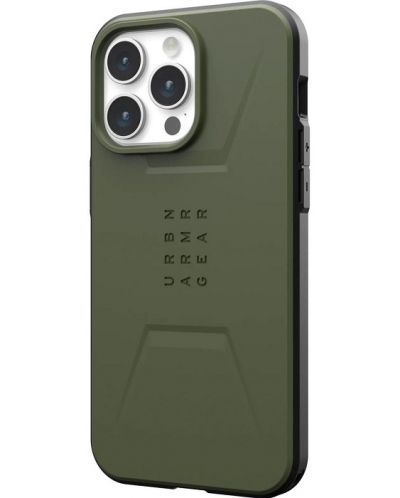 Калъф UAG - Civilian MagSafe, iPhone 15 Pro Max, Olive Drab - 5