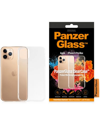 Калъф PanzerGlass - Clear, iPhone 11 Pro Max, прозрачен - 3