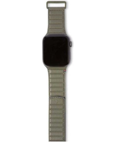 Каишка Decoded - Leather, Apple Watch 38/40/41 mm, Olive - 3