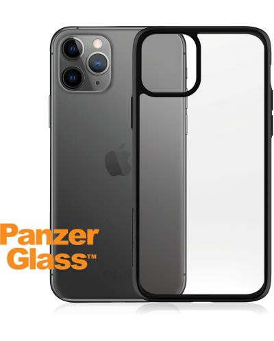 Калъф PanzerGlass - Clear, iPhone 11 Pro, прозрачен/черен - 1