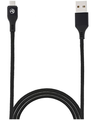 Кабел Tellur - Magnetic, USB-A/Micro USB, 1 m, черен - 2