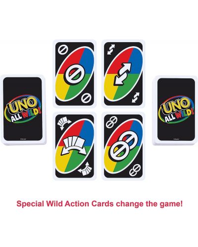 Карти за игра Uno All Wild! - 4