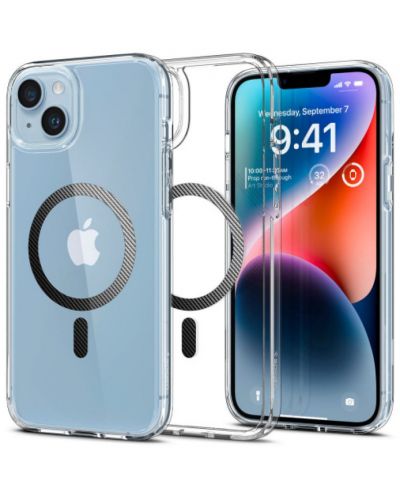 Калъф Spigen - Ultra Hybrid Mag, iPhone 14 Plus, прозрачен - 1