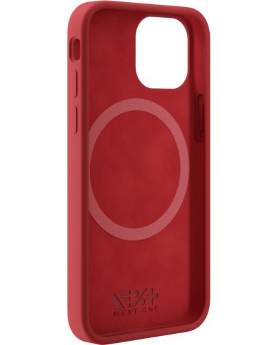 Калъф Next One - Silicon MagSafe, iPhone 13 mini, червен - 4