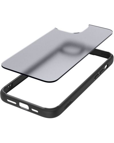 Калъф Spigen - Ultra Hybrid, iPhone 15, Frost Black - 10