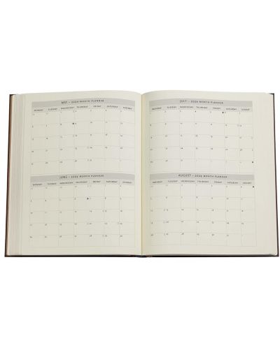 Календар-бележник Paperblanks Arabica - Verso, 18 х 23 cm, 80 листа, 2024 - 5