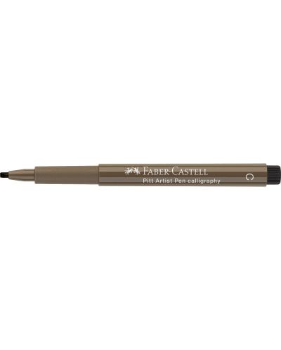 Калиграфски маркер Faber-Castell Pitt Artist - Цвят нуга (178) - 5
