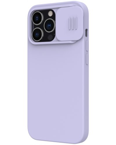 Калъф Nillkin - Camshield Silky Magnetic, iPhone 13 Pro, лилав - 1