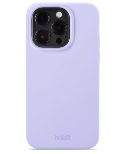 Калъф Holdit - Silicone, iPhone 14 Pro, лилав - 1