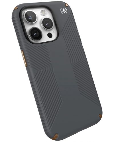 Калъф Speck - Presidio 2 Grip, iPhone 15 Pro, сив - 2
