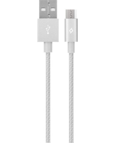 Кабел ttec - AlumiCable, USB-A/Micro USB, 1.2 m, сребрист - 1