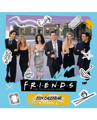 Календар Pyramid Television: Friends - Holiday mood 2024 - 1