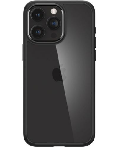 Калъф Spigen - Ultra Hybrid, iPhone 15 Pro, Matte Black - 1