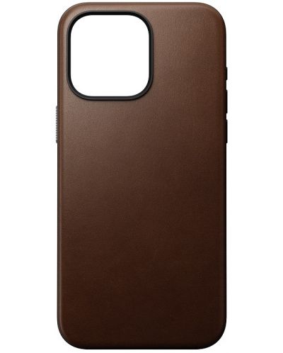 Калъф Nomad - Modern Leather, iPhone 15 Pro Max, кафяв - 1