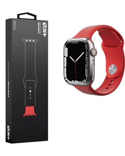 Каишка Next One - Sport Band Silicone, Apple Watch, 38/40 mm, червена - 4