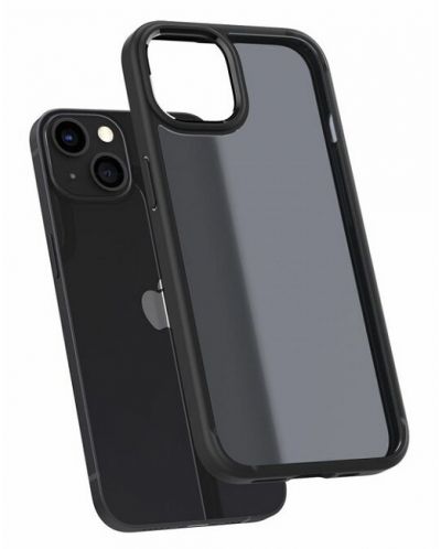 Калъф Spigen - Ultra Hybrid, iPhone 13, Frost Black - 3