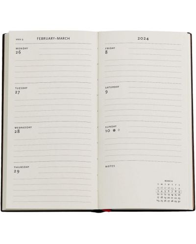  Календар-бележник Paperblanks Granada Turquoise - Ultra Horizontal, 18 x 23 cm, 80 листа, 2024 - 4