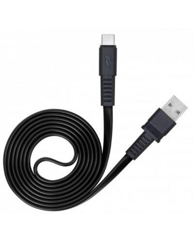 Кабел Rivacase - PS6002BK21, USB-C/USB-A, 2.1 m, черен - 5