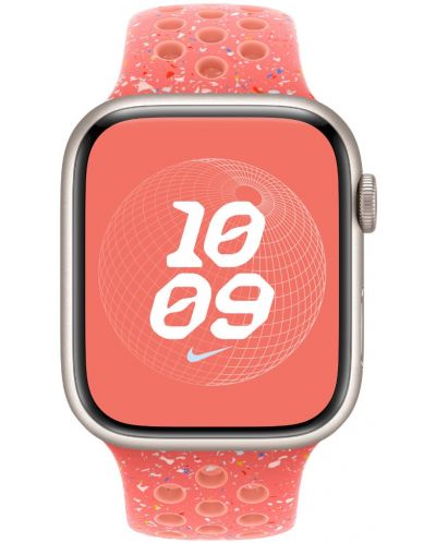 Каишка Apple - Nike Sport M/L, Apple Watch, 45 mm, Magic Ember - 3