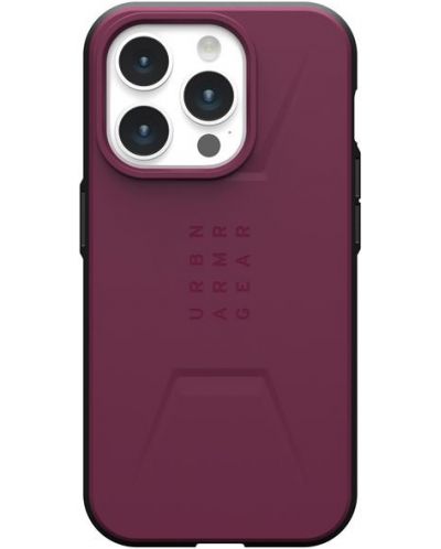 Калъф UAG - Civilian MagSafe, iPhone 15 Pro Max, червен - 1