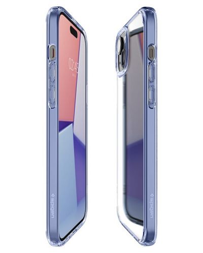 Калъф Spigen - Ultra Hybrid, iPhone 15 Plus, Sky Crystal - 9