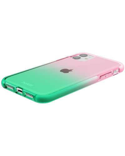 Калъф Holdit - SeeThru, iPhone 11/XR, Grass green/Bright Pink - 3