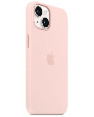 Калъф Apple - Silicone MagSafe, iPhone 14, Chalk Pink - 2