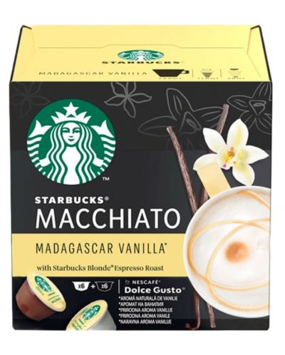 Кафе капсули STARBUCKS - Madagascar Vanilla Macchiato, 6 напитки - 1