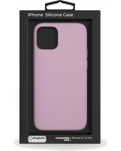 Калъф Next One - Silicon MagSafe, iPhone 12/12 Pro, розов - 5