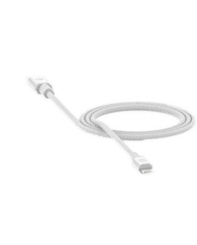 Кабел mophie - 409903201, USB-C/Lightning, 1 m, бял - 2