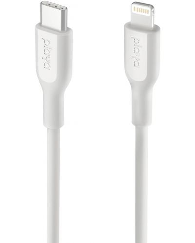 Кабел Belkin - Playa, USB-C/Lightning, 1 m, бял - 1