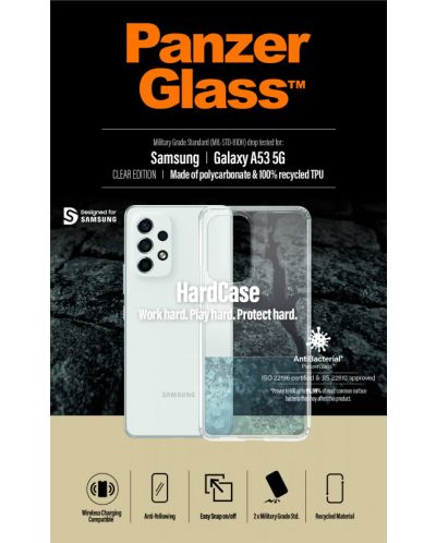 Калъф PanzerGlass - HardCase, Galaxy A53 5G, прозрачен - 2