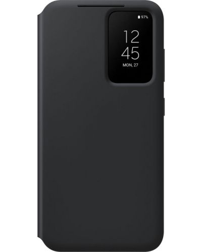 Калъф Samsung - Clear View, Galaxy S23 Plus, черен - 1