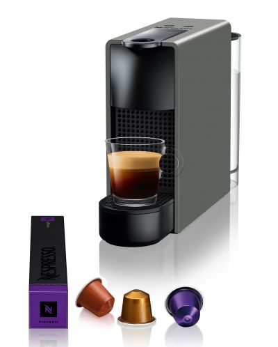 Кафемашина с капсули Nespresso - Essenza Mini, C30-EUGRNE2-S, 19 bar, 0.6 l, сива - 2